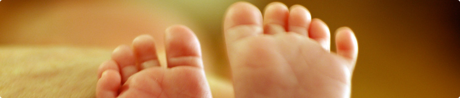 Baby voetjes in de kraamzorg periode